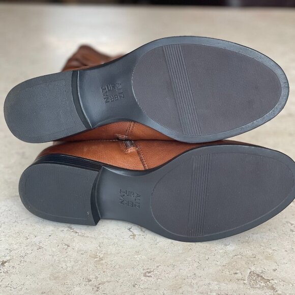 Naturalizer Womens Jessie Knee High Leather Riding Boots Brown, Size 8W - Picture 5 of 14